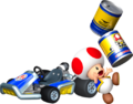 Toad with his Standard Kart