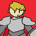 Red Male Paladin's icon.