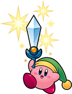 Sword Kirby in Kirby Super Star Ultra