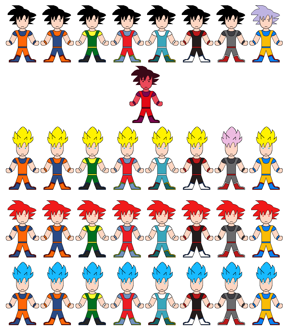 Goku by me : r/StickNodes