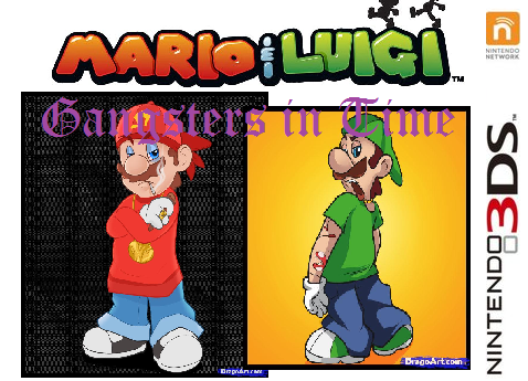 drawings of gangster mario