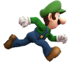 Luigi running (SSBWIU)