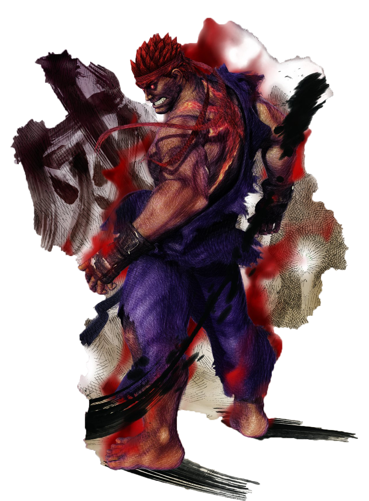 Evil Ryu from Street Fighter Alpha 3 image - Rexango-XV - IndieDB