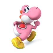 Pink yoshi in super smash bros 4 by armimason-d9dvcc9