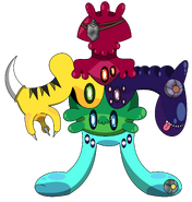 Jybble Squad in their Fused Form (Old)