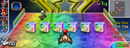 Mario racing on the new Rainbow Road