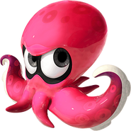 Octoling in octopus form