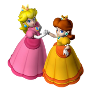 Peach and Daisy 2