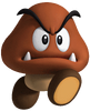 A Goomba running.