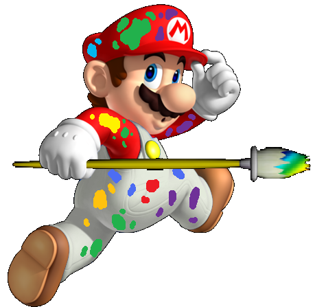 Paint Mario.