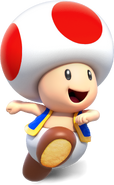 Toad. Super Mario Bros