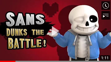 UNDERTALE Sans Dialogue and Fight (Intro) [Super Smash Bros. (Wii U)] [Mods]