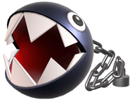 Chain Chomp places itself down on the stage and bites forward towards any nearby opponents for a few seconds before disappearing.