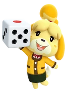 Isabelle in Animal Crossing: amiibo Festival
