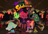 Inklings, Octolings and a Jellyfish, ready for Splatoween