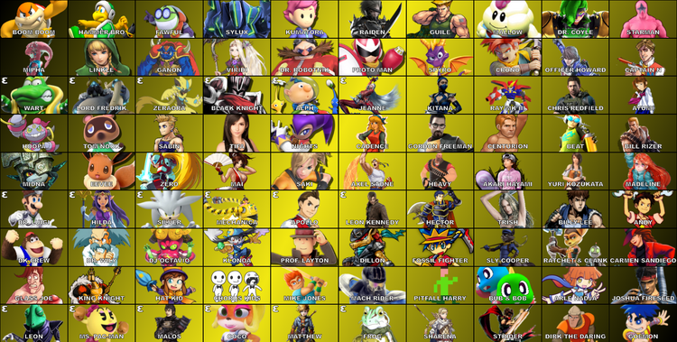 Super Smash Bros. Infinity/Characters, Fantendo - Game Ideas & More