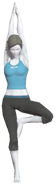 0.15.Female Wii Fit Trainer's Tree Pose
