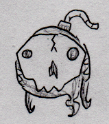 Bombell with a skull mask made by Exotoro (t∣b∣c)