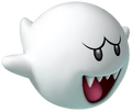 Boo. They're ghosts and minions to King Boo. McBoo, King Boo and Booberry are also Boos. You can find them at any time in McBoo's Mansion.