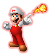 Fire Mario in this game.