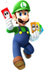 76px-Luigi Card Artwork - Mario Party Island Tour