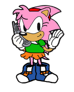 Amy rose and her phone