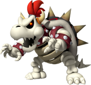 Bowser with a Dry Skull (also referred to as Dry Bowser)