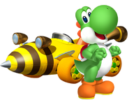 Yoshi with the Bumble V