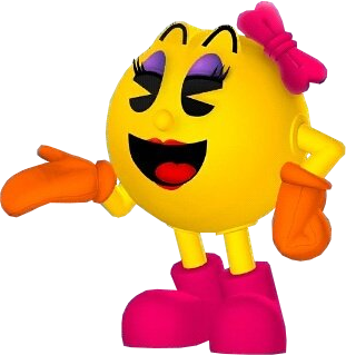 ms pac man plush