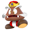 Goomboss, the king of Goombas who first appeared in Paper Mario as a boss.