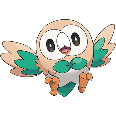 Pokemon Rowlet Roxo - Pokemon - #