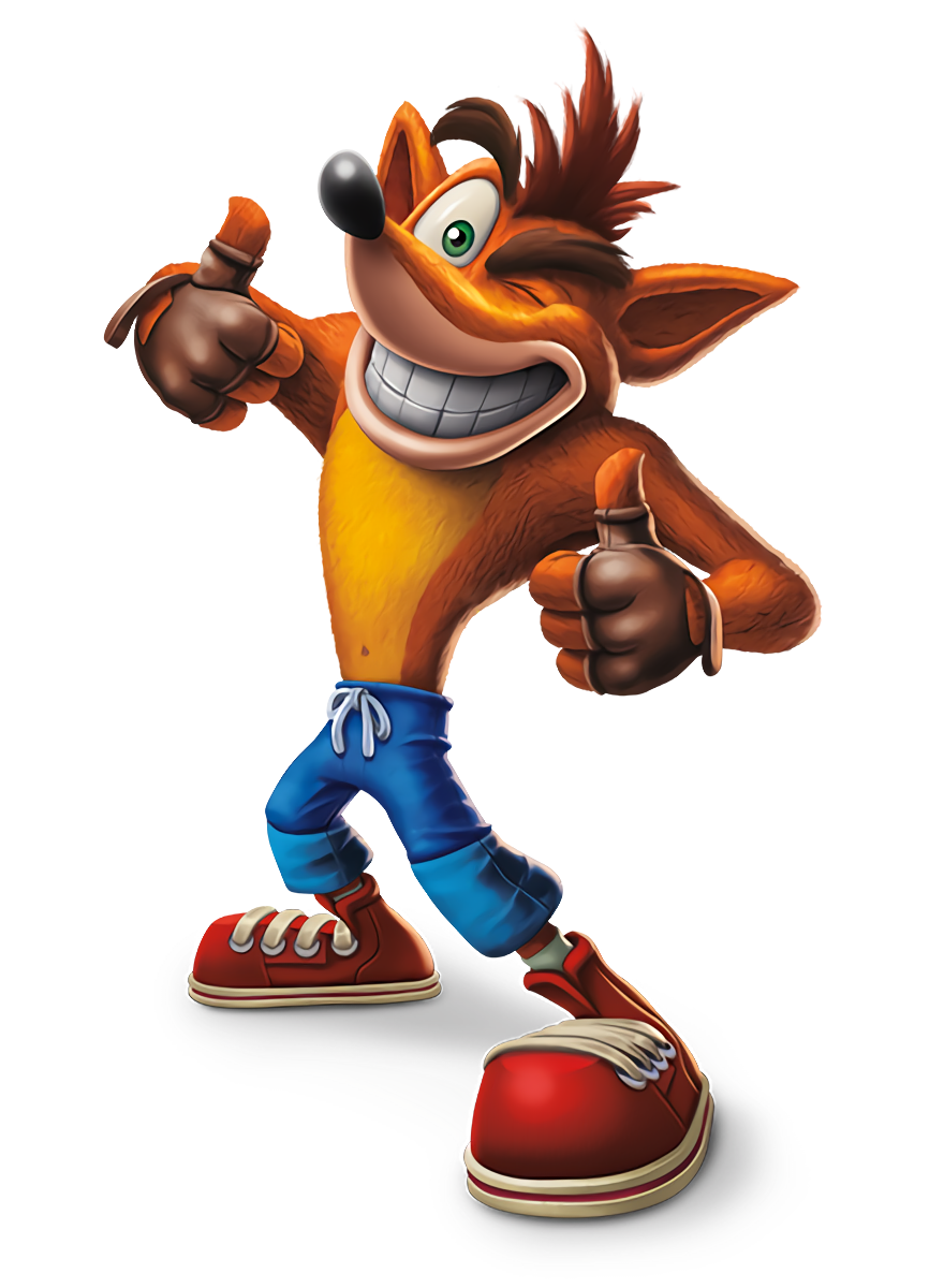 Crash Bandicoot Smash Bros. Style Render V4 by ChomperDev1antart