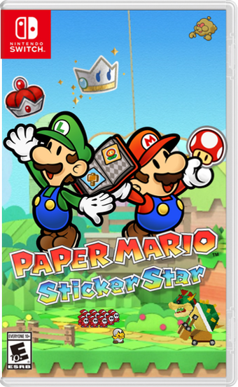 super mario sticker star