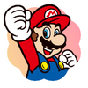 Sticker Mario (happy) - Mario Party Superstars