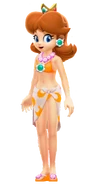 Daisy wearing a bikini or a swimsuit