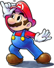 713px-Mario - MarioLuigi-PaperJam