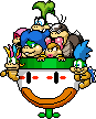 The Koopalings together in Lets-a-go, Mario