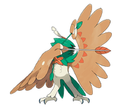 Decidueye attacking