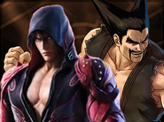 Jin and Heihachi