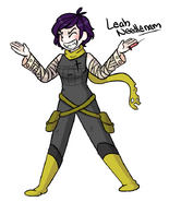 Leah in her Labyrinth outfit by Atomic1upchickia
