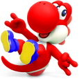 Red Yoshi FOR YOSHI MEDIUM