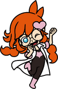 Penny posing the "Twist" in WarioWare Gold