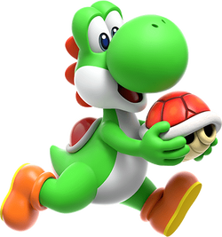 Super Mario Yoshi Shows Tongue Sticker - Sticker Mania