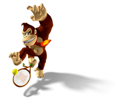 666px-Donkey Kong Artwork - Mario Power Tennis