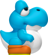 Cyan Baby Yoshi