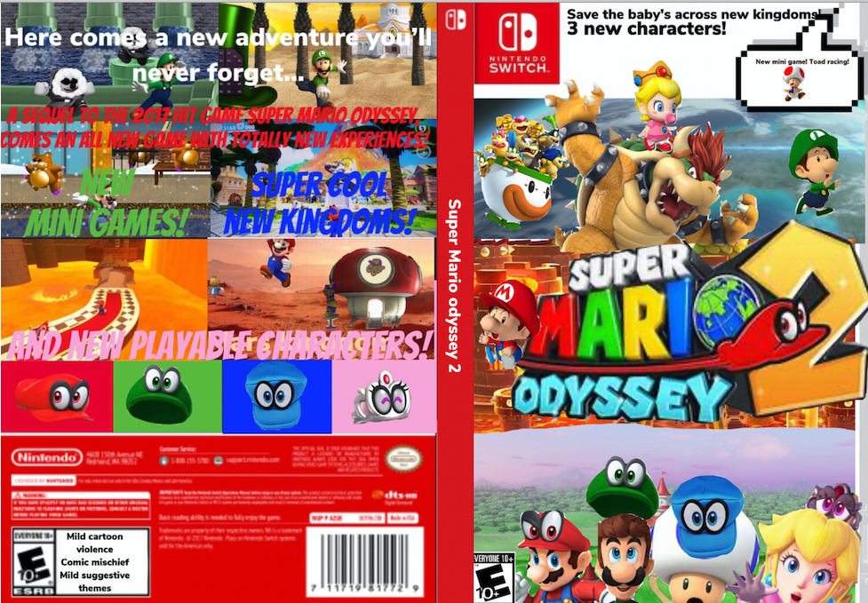 SUPER MARIO ODYSSEY 2 (Fan Made) : The Full Game 