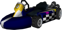 Standard Kart L (Waluigi) Model