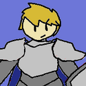 Blue Male Paladin's icon.