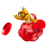 A Ruby Lakitu from Super Mario Land 3D