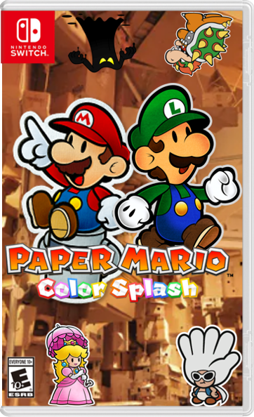 paper mario switch color splash